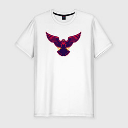 Футболка slim-fit Hawk, цвет: белый