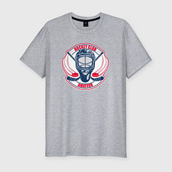 Футболка slim-fit Hockey club amateur, цвет: меланж