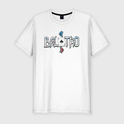 Футболка slim-fit Balatro logotype, цвет: белый