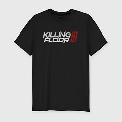 Футболка slim-fit Killing floor 3 logo, цвет: черный