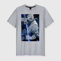 Футболка slim-fit Ван-Пис Рюма Симоцуки, цвет: меланж