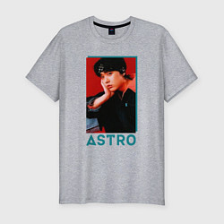 Футболка slim-fit Astro Юн Сан Ха, цвет: меланж
