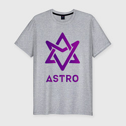 Футболка slim-fit Звезда Astro, цвет: меланж