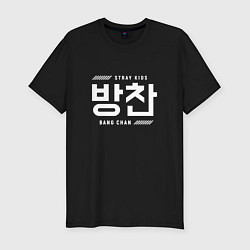 Футболка slim-fit Банчан stray kids, цвет: черный