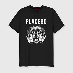 Футболка slim-fit Placebo rock dog, цвет: черный