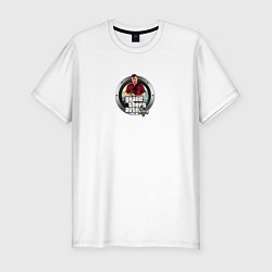 Футболка slim-fit Grand Theft Auto, цвет: белый