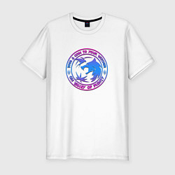 Футболка slim-fit The Witcher neon, цвет: белый