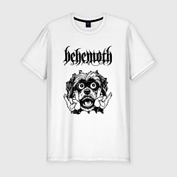 Футболка slim-fit Behemoth - rock dog, цвет: белый