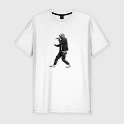 Футболка slim-fit Eminem is live, цвет: белый