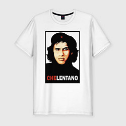 Футболка slim-fit Che guevara - Chelentano, цвет: белый