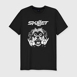 Футболка slim-fit Skillet rock dog, цвет: черный