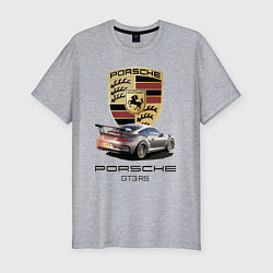 Футболка slim-fit Porsche GT 3 RS motorsport, цвет: меланж