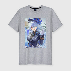 Футболка slim-fit Геншин Фурина, цвет: меланж