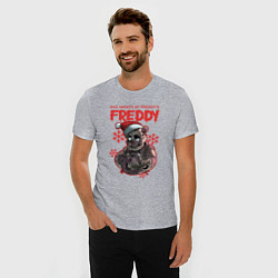 Футболка slim-fit Five Nights at Freddys - Freddy, цвет: меланж — фото 2