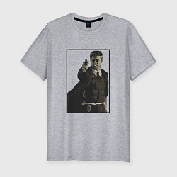 Футболка slim-fit Что в коробке Brad Pitt, цвет: меланж