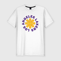 Футболка slim-fit LA Lakers team, цвет: белый