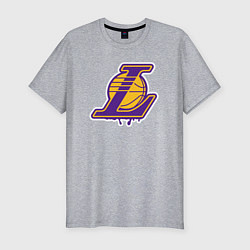 Футболка slim-fit Lakers team, цвет: меланж