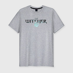 Футболка slim-fit The witcher 4 logo, цвет: меланж