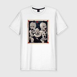 Футболка slim-fit Арт джокер, цвет: белый