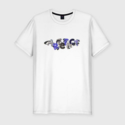 Футболка slim-fit Артефакт, цвет: белый