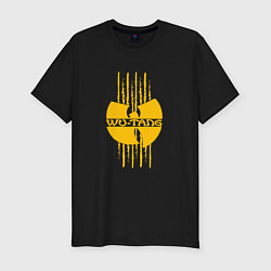 Футболка slim-fit Wu-Tang tiger style, цвет: черный