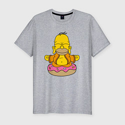 Футболка slim-fit Homer yoga, цвет: меланж
