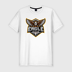Футболка slim-fit Eagle team, цвет: белый
