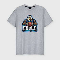 Футболка slim-fit Eagle basketball, цвет: меланж