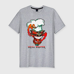 Футболка slim-fit Grill master, цвет: меланж