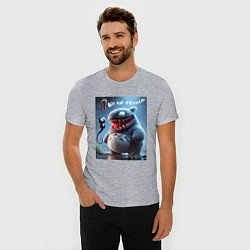 Футболка slim-fit Ventotoro - we are Venom meme, цвет: меланж — фото 2