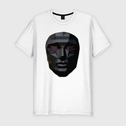 Футболка slim-fit Маска босса, цвет: белый