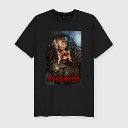 Футболка slim-fit Predator movie, цвет: черный