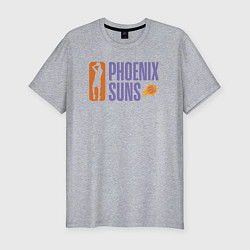 Футболка slim-fit Phoenix Suns play, цвет: меланж