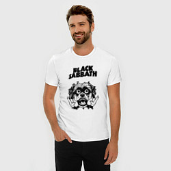 Футболка slim-fit Black Sabbath - rock dog, цвет: белый — фото 2