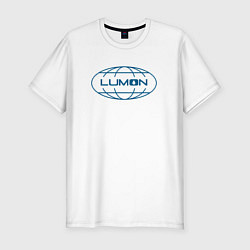 Футболка slim-fit Корпорация Lumon, цвет: белый