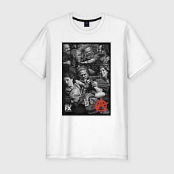 Футболка slim-fit Sons Of Anarchy all, цвет: белый