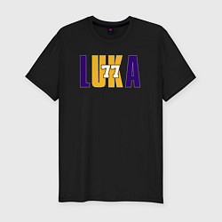 Футболка slim-fit Lakers Luka, цвет: черный