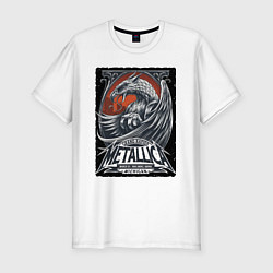 Футболка slim-fit Metallica - Michigan playbill Grand rapids, цвет: белый