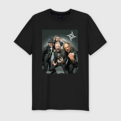 Футболка slim-fit Metallica cool dudes - thrash metal, цвет: черный