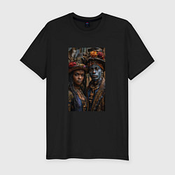 Футболка slim-fit Voodoo people three, цвет: черный