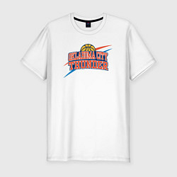 Футболка slim-fit NBA Oklahoma, цвет: белый