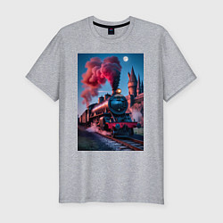 Футболка slim-fit Хогвартс-Экспресс, цвет: меланж