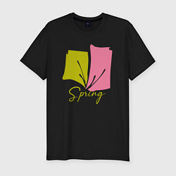Футболка slim-fit Spring, цвет: черный