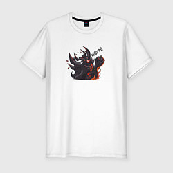 Мужская slim-футболка Главный герой Dota 2