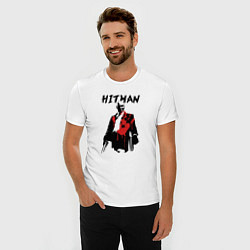 Футболка slim-fit Hitman - 47, цвет: белый — фото 2