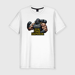 Мужская slim-футболка За императора Warhammer 40k