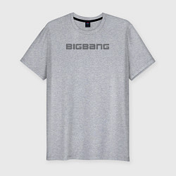 Футболка slim-fit Bigbang, цвет: меланж