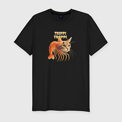 Футболка slim-fit Trippi Troppi, цвет: черный