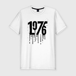 Футболка slim-fit Капающий 1976, цвет: белый