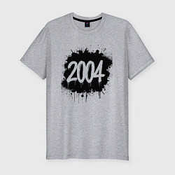 Футболка slim-fit 2004 всплеск краски, цвет: меланж